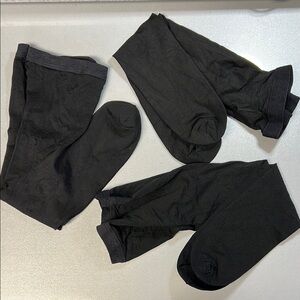 Lot: 3 Pairs Footed Ballet Tights C/S (3-6) Body Wrappers & Bloch